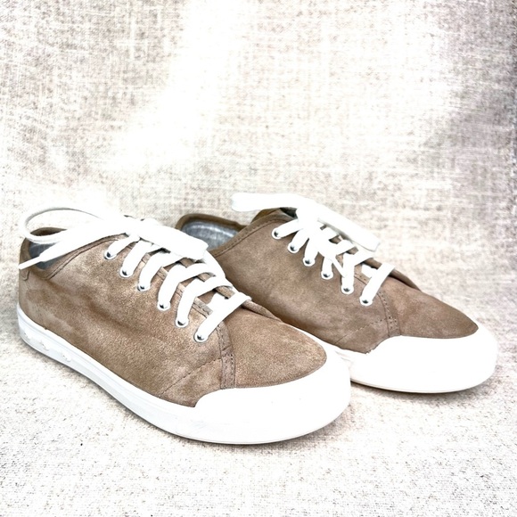 Rag & Bone women’s brown suede lace up sneakers size 38.5 (8.5) shoes athleisure - Picture 1 of 10